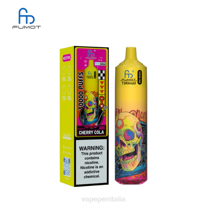 Vape Pen 0JJJ8 Cola alla ciliegia Fumot Tornado Musica da 30k