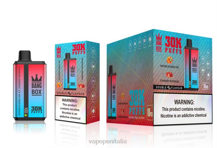 Vape Pen 8RFR68 Gomma da masticare all'anguria e anguria alla fragola - Bang Box 30000 bignè bigusto