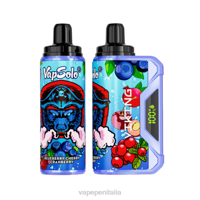Vapsolo VIKING vaporizzatore usa e getta mirtillo ciliegia mirtillo 6RZZ149 Vape Box Mod