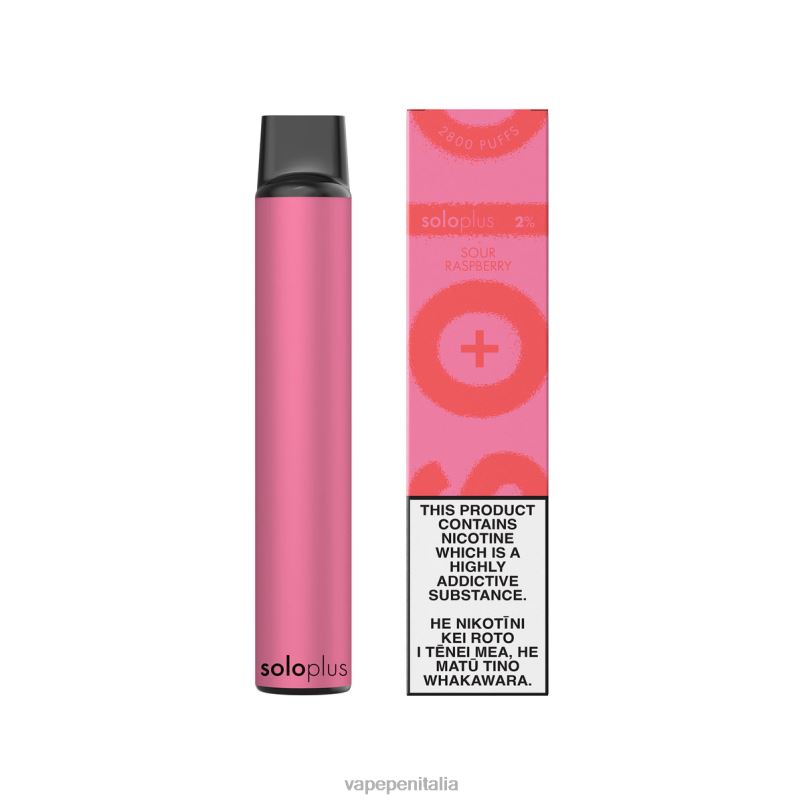 Vape Italia lampone acido | Solo Plus vaporizzatore usa e getta 0PF0035