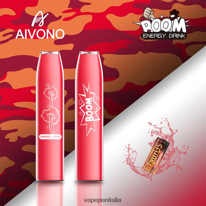 Aivono AIM BOOM 600 bevanda energetica - 486ZBB358 Vape In Italy