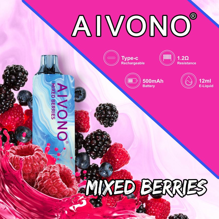 Aivono AIM GUN 7000 frutti di bosco misti - 486ZBB111 Vape Italia