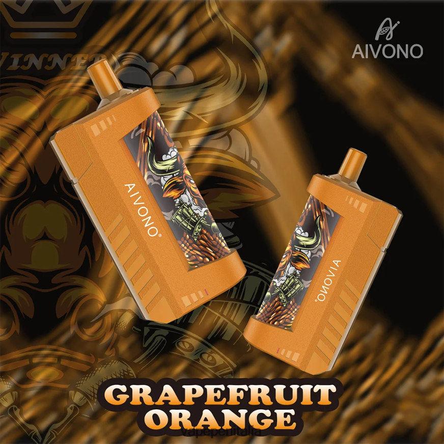 Aivono AIM WINNER 5000 arancia pompelmo - 486ZBB126 Vape In Italy