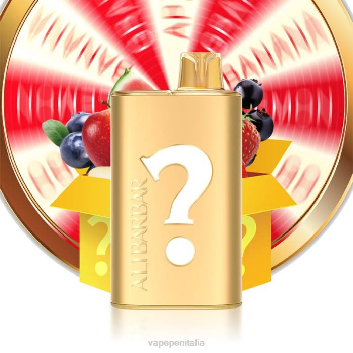 Alibarbar Rich 8000 vaporizzatori usa e getta roulette dei sapori 6RZZ1 Vape Italia