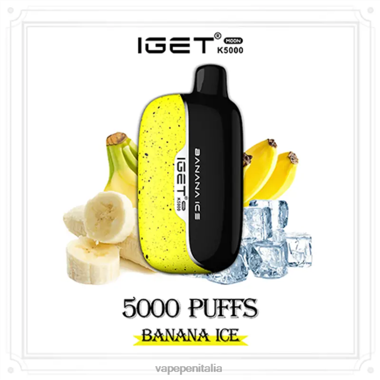 Vape Italia P6VDZ11 ghiaccio alla banana IGET Moon k5000