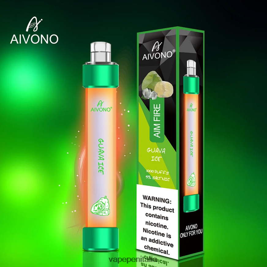 Aivono AIM FIRE 1000 ghiaccio di guava - 486ZBB330 Vape In Italy