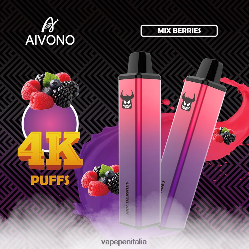 Aivono AIM FREAK 4000 frutti di bosco misti - 486ZBB260 Vape In Italy