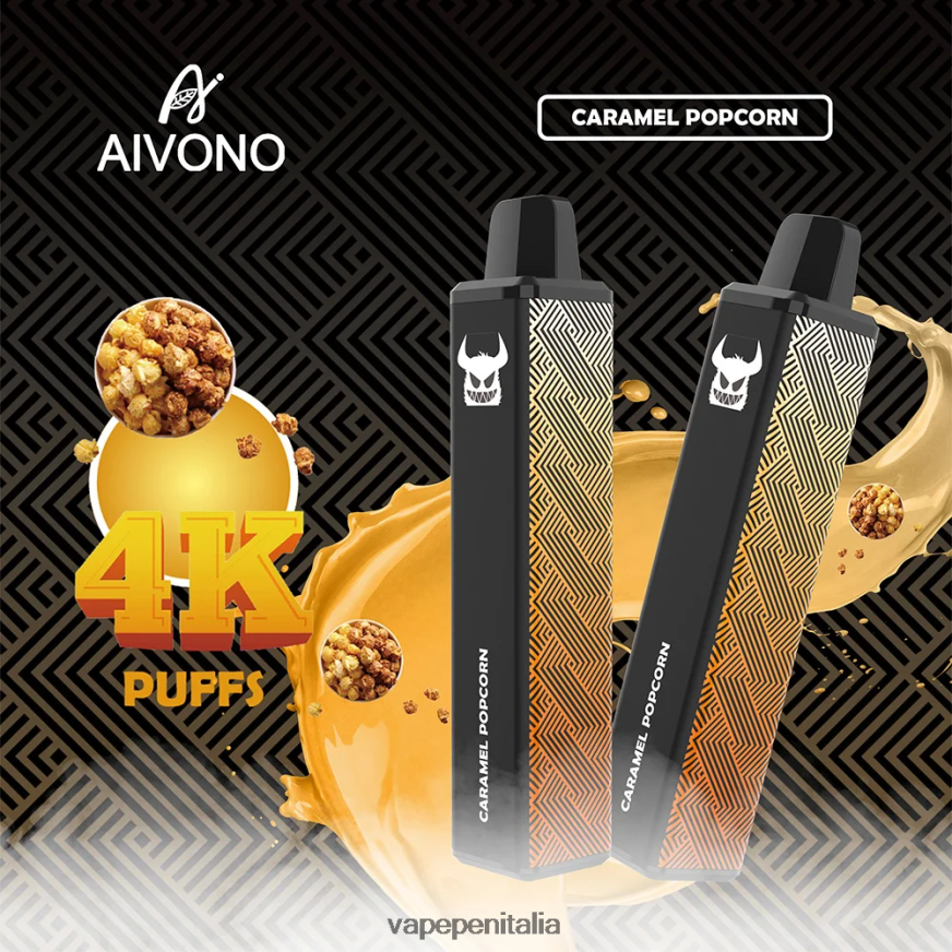 Aivono AIM FREAK 4000 popcorn al caramello - 486ZBB261 Vape Italia