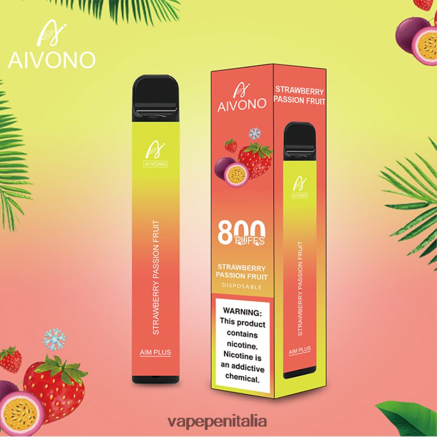 Aivono AIM PLUS 800 frutto della passione alla fragola - 486ZBB195 Vape Italia