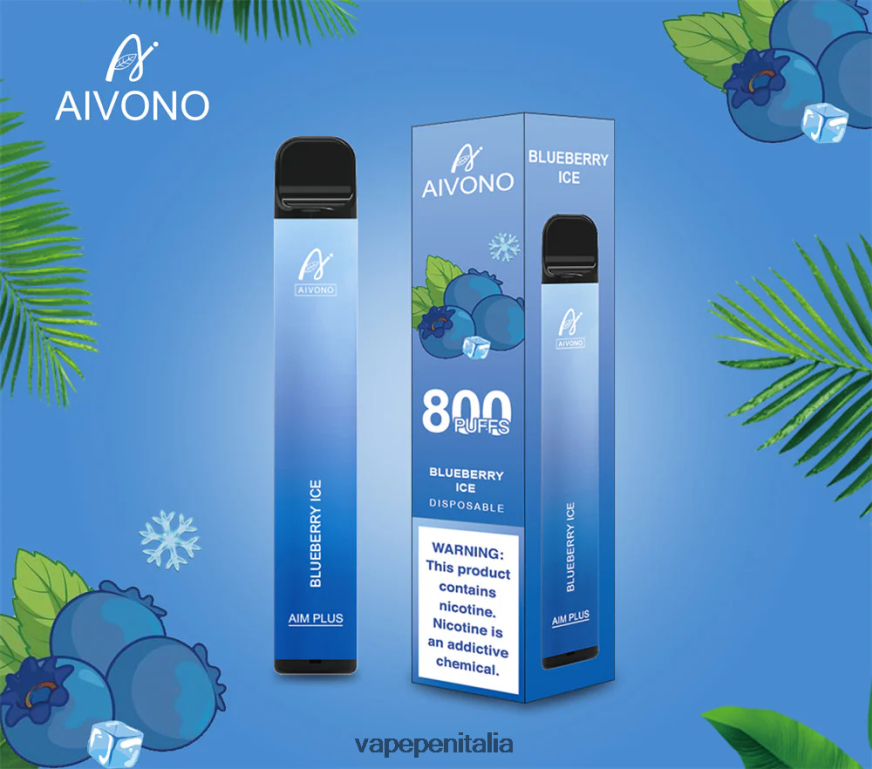 Aivono AIM PLUS 800 ghiaccio al mirtillo - 486ZBB175 Vape Italia