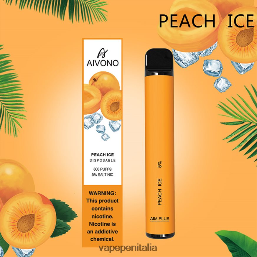 Aivono AIM PLUS 800 ghiaccio alla pesca - 486ZBB190 Vape In Italy