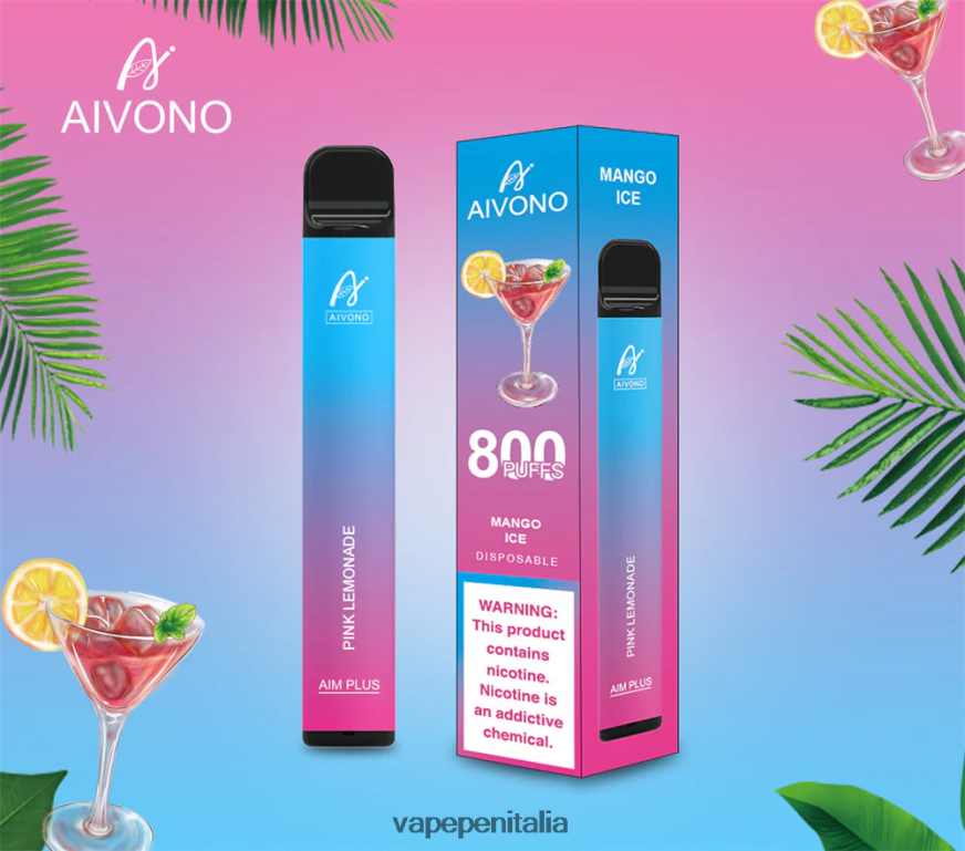 Aivono AIM PLUS 800 limonata rosa - 486ZBB191 Vape Italia