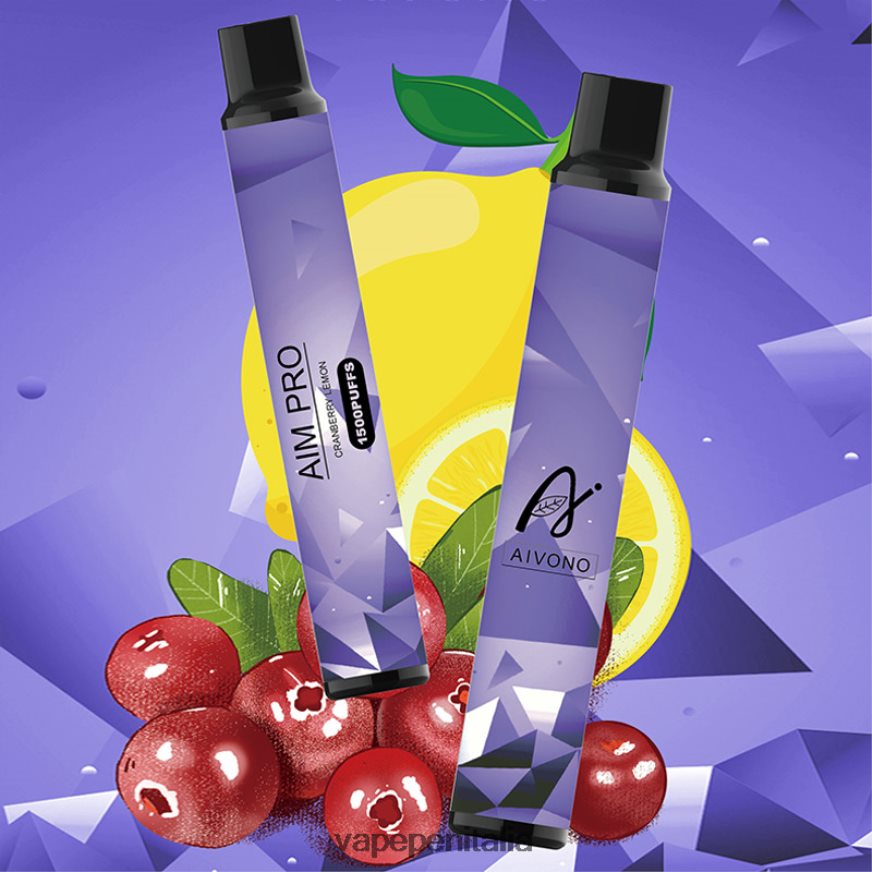 Aivono AIM PRO 1500 limone mirtillo rosso - 486ZBB168 Vape In Italy