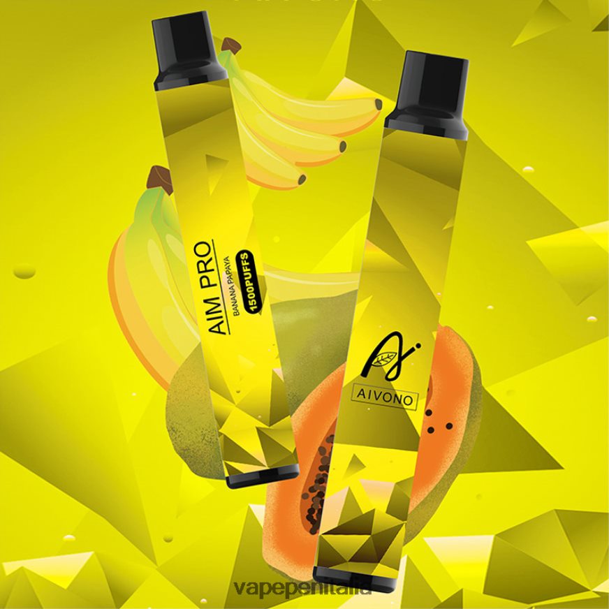 Aivono AIM PRO 1500 papaia di banane - 486ZBB169 Vape Italia