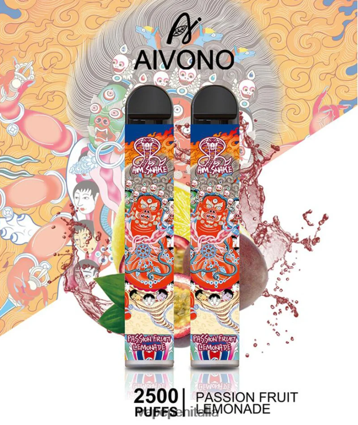 Aivono AIM SNAKE 2500 limonata al frutto della passione - 486ZBB315 Vape Italia