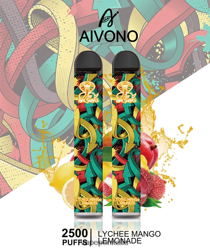 Aivono AIM SNAKE 2500 limonata al litchi e mango - 486ZBB308 Vape In Italy