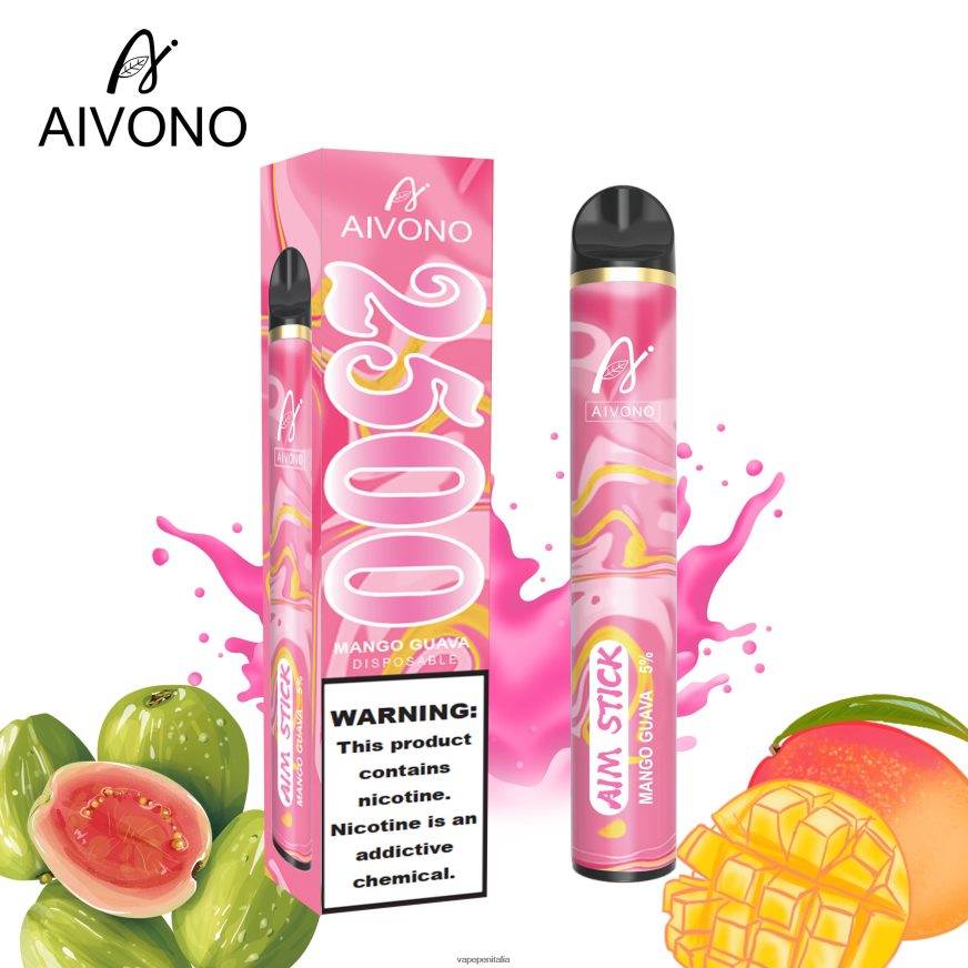 Aivono AIM STICK 2500 guava di mango - 486ZBB146 Vape In Italy