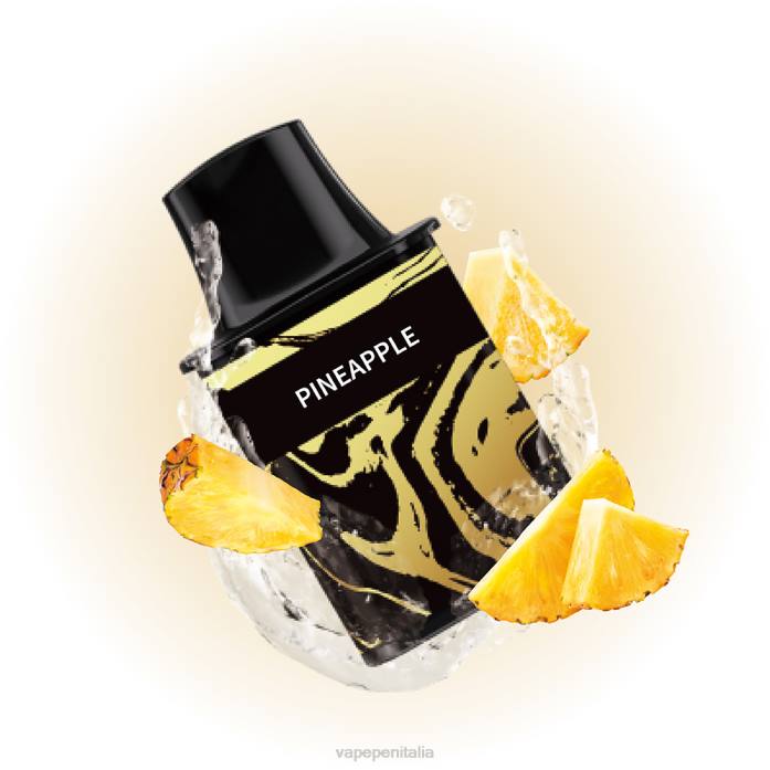 Alibarbar Flare vaporizzatore ricaricabile ananas 6RZZ76 Vape Italia
