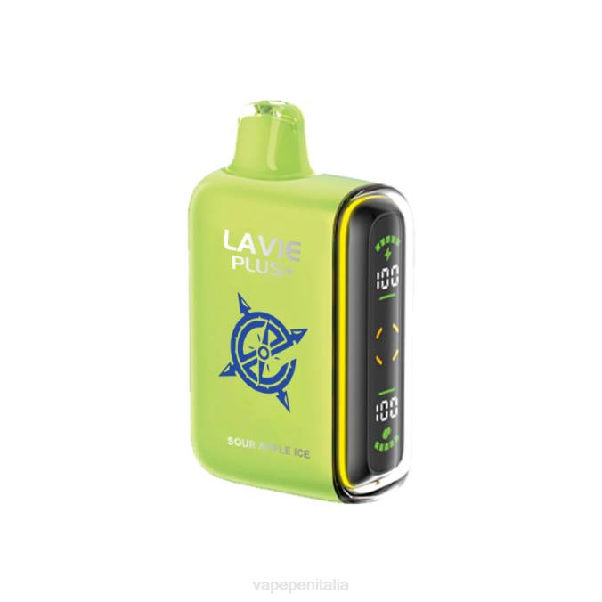 BZR4100 Vape In Italy - ghiaccio alla mela acida LAVIE PLUS 15000 sbuffi
