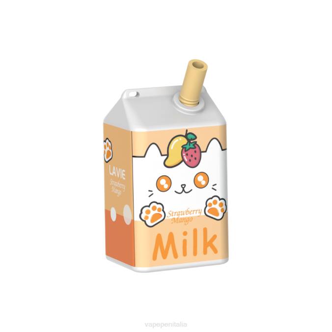 BZR4182 Vape In Italy - mango alla fragola LAVIE MILK 7000 sbuffi
