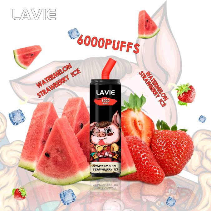 BZR4267 Vape Italia - ghiaccio alla fragola e anguria LAVIE Coke BAR 6000 sbuffi