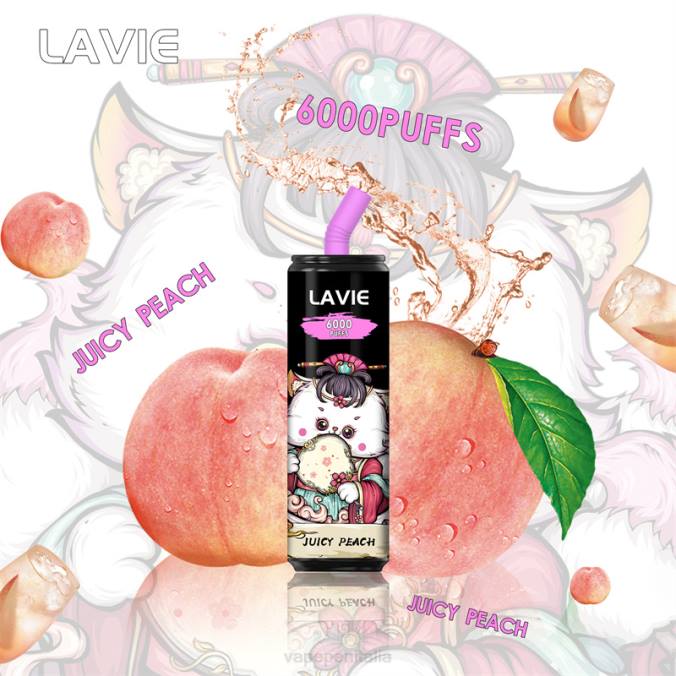 BZR4271 Vape Italia - pesca succosa LAVIE Coke BAR 6000 sbuffi
