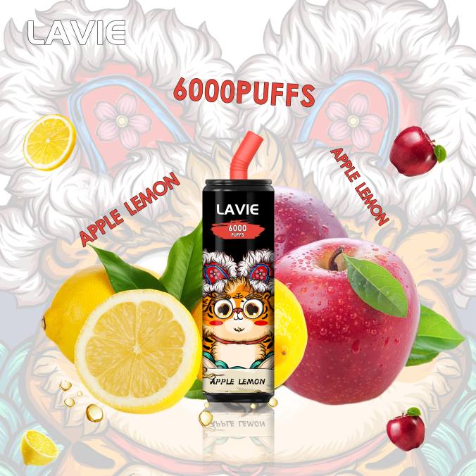 BZR4275 Vape Italia - mela limone LAVIE Coke BAR 6000 sbuffi