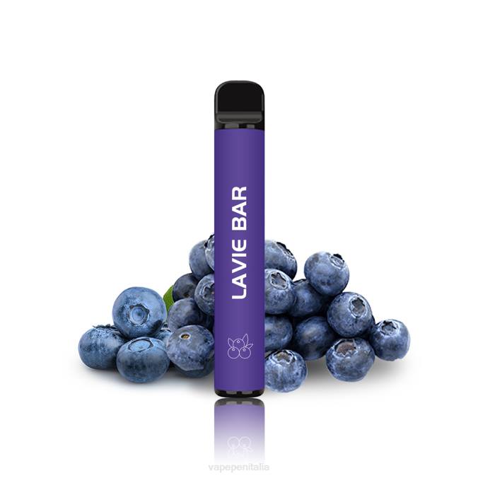 BZR4318 Vape In Italy - mirtillo LAVIE BAR Versione 800 boccate al 2%.
