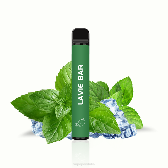 BZR4320 Vape In Italy - menta fresca LAVIE BAR Versione 800 boccate al 2%.