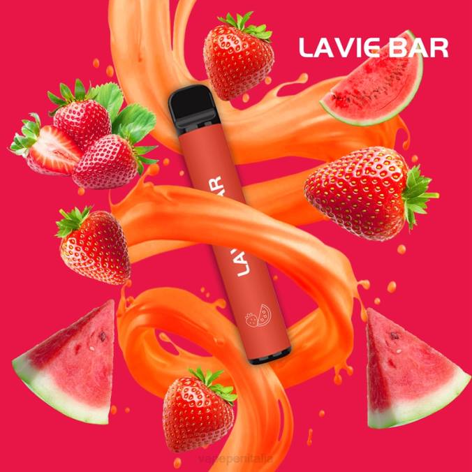 BZR4326 Vape In Italy - limonata rosa LAVIE BAR Versione 800 boccate al 2%.