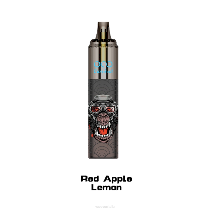BZR4356 Vape In Italy - limone mela rossa LAVIE OCO carnevale 10000 boccate
