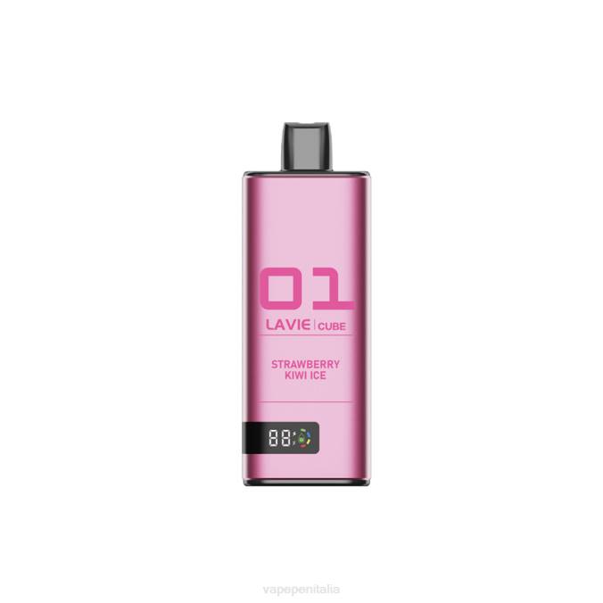 BZR435 Vape Italia - ghiaccio alla fragola e kiwi LAVIE Cube 20000 sbuffi