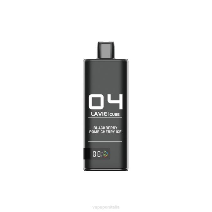 BZR438 Vape In Italy - ghiaccio di mora, pomacee e ciliegia LAVIE Cube 20000 sbuffi