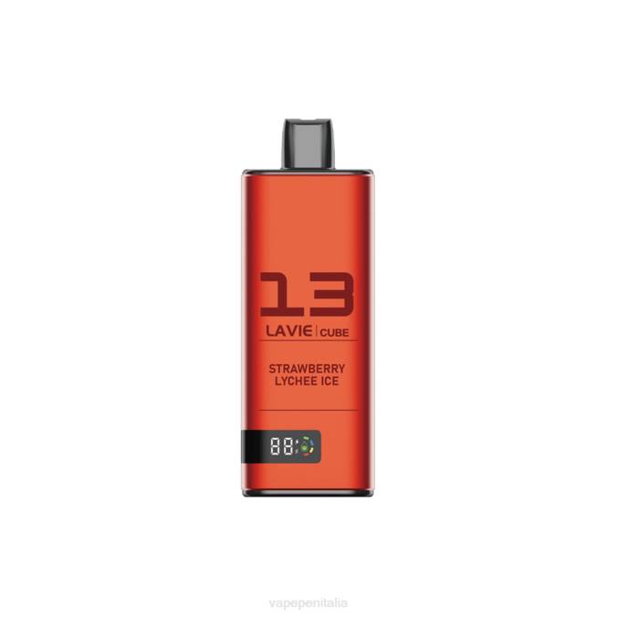 BZR447 Vape Italia - ghiaccio al litchi alla fragola LAVIE Cube 20000 sbuffi