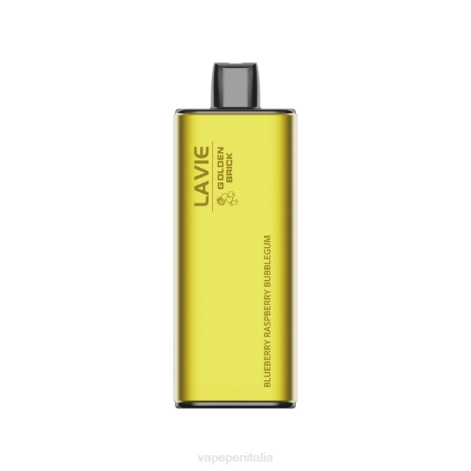 BZR455 Vape Italia - Gomma da masticare al mirtillo e lampone LAVIE GOLDEN BRICK 10000 sbuffi
