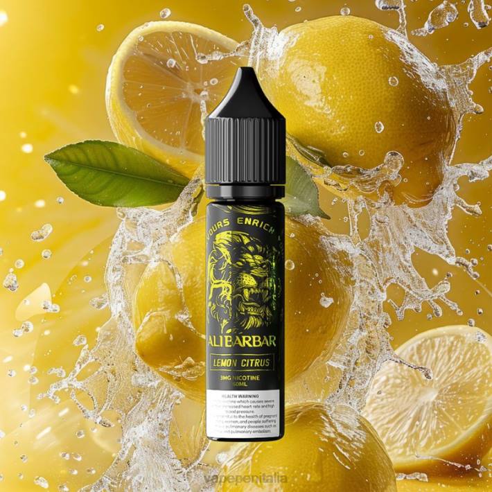 E Cig Senza Nicotina agrumi al limone | Alibarbar bacino di onice narghilè 2PVH108