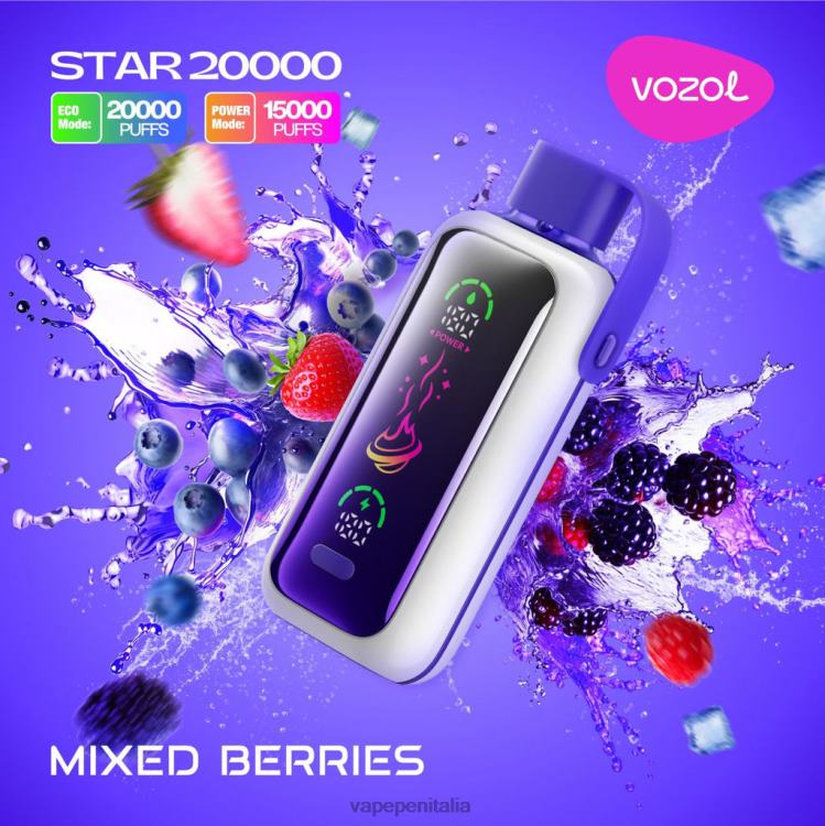 VOZOL STAR 20000 8PD8N14 frutti di bosco misti Vape Box Mod