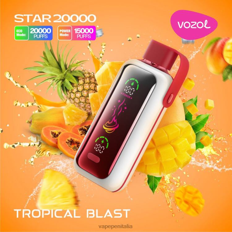VOZOL STAR 20000 8PD8N2 esplosione tropicale Vape In Italy