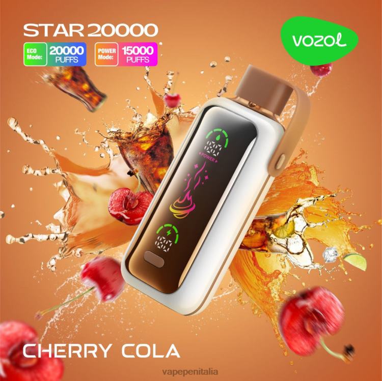 VOZOL STAR 20000 8PD8N6 Cola alla ciliegia Vape Italia